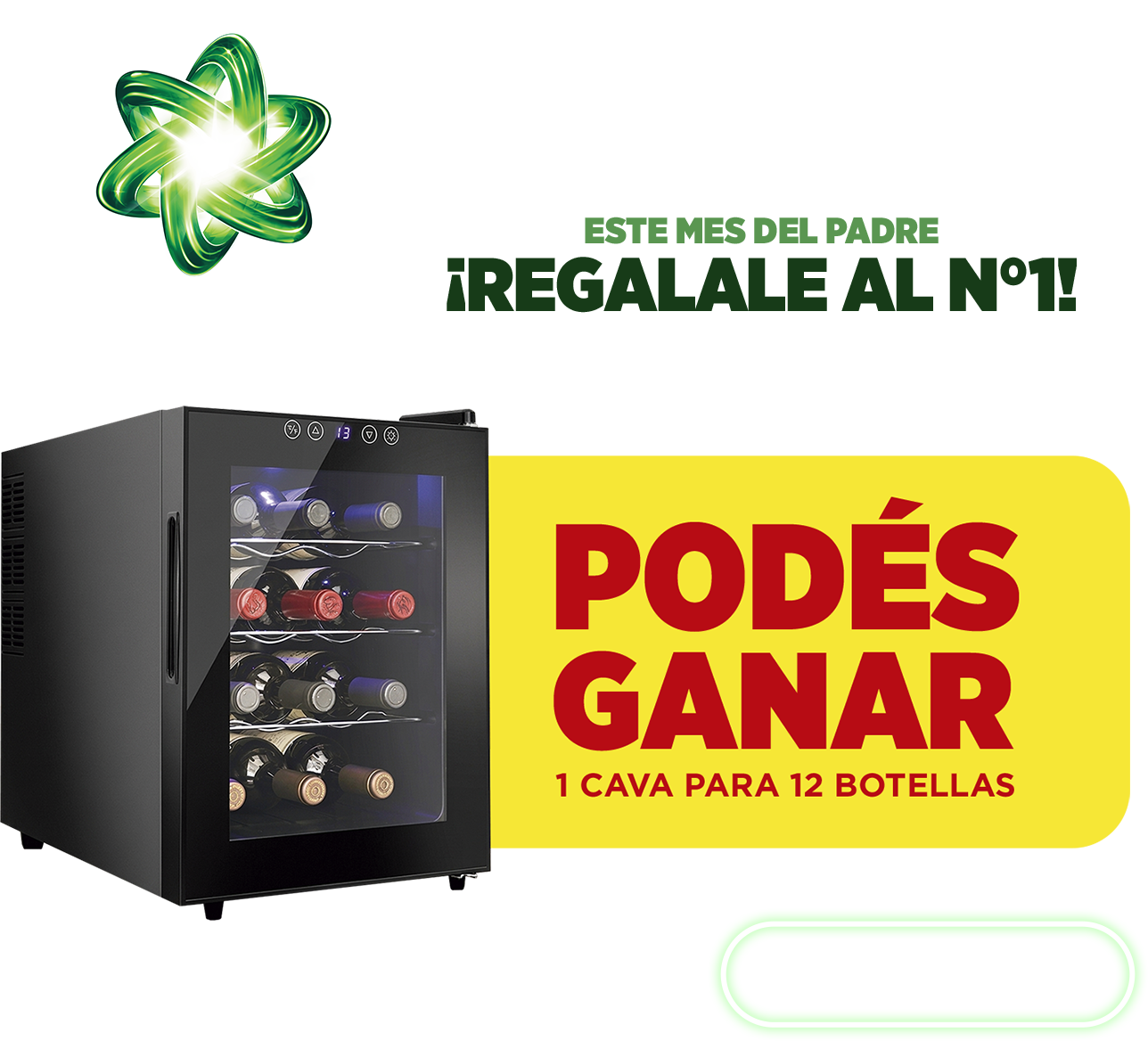Promo Ariel - Podés ganar 1 cava para 12 botellas. Participá
