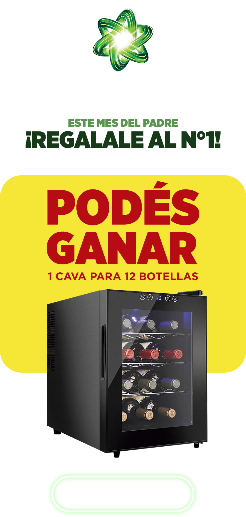 Promo Ariel - Podés ganar 1 cava para 12 botellas. Participá