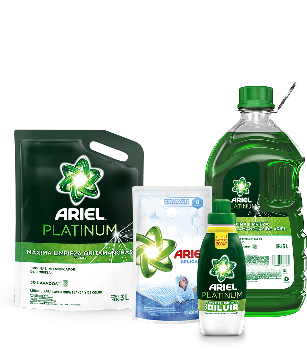 Productos Ariel Platinum